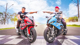 CHAMEI MEU AMIGO PRO RACHA DE S1000RR CONTRA S1000RR [upl. by Lenni]