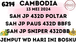 PREDIKSI CAMBODIA 13 MEI 2024  PREDIKSI ANGKA JITU CAMBODIA  PREDIKSI KAMBOJA HARI INI [upl. by Aniehs]