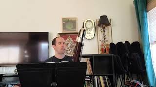 Contrabassoon Etude from Lesson 5 in Seltmann Vol 6 by Victor Bruns [upl. by Aramaj]