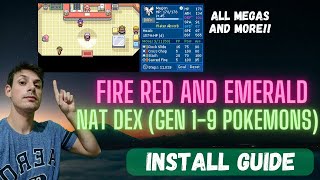 Tutorial for Fire Red and Emerald Nat Dex Play Kaizo Ironmon or Survival Install and Set Up Guide [upl. by Sigrid]