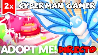 2X Farmeando con Suscriptores  Adopt Me  Directo  En Vivo  Cyberman Gamer [upl. by Jourdain965]