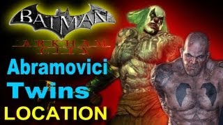 Batman Arkham City Abramovici Twins Location Xbox360 PS3 PC [upl. by Perren]