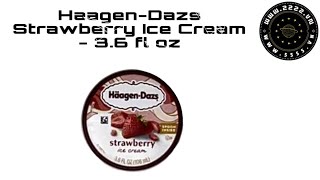 HaagenDazs Strawberry Ice Cream  36 fl oz [upl. by Imak868]