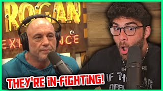 Conservatives Are Attacking Each Other  Hasanabi Reacts to Joe Rogan [upl. by Eugaet]