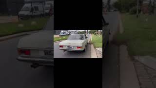 Mercedes Benz w114 epic exhaust sound [upl. by Harlan]