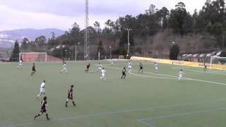 CELTA DE VIGO B 3 1 OURENSE CF CADETES LIGA GALLEGA 2015 2016 [upl. by Kovacs]