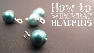 How to Wire Wrap a Bead Dangle  Wire Wrapping Tutorial  Jewelry Tutorial HQ [upl. by Nahbois]