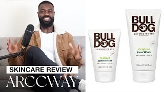 Bulldogs Skincare For Men Product Review Face Wash and Moisturizer [upl. by Aelhsa]