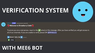 How To Setup a Discord Verification System With Carlbot 2023 [upl. by Hewe48]