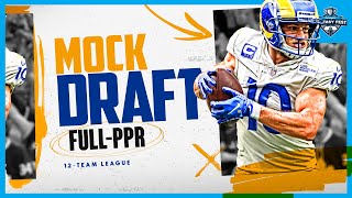 PPR Mock Draft  Fantasy Football PickbyPick Strategy and Players to Target 2023 [upl. by Kape]