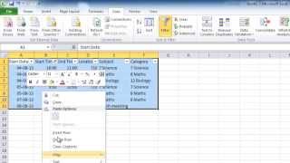 Outlook Import a schedule from Excel into Outlook Calendar [upl. by Nytsud]