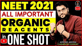 All Important Organic Reagents In One Shot  NEET 2023 Preparation  NEET Chemistry  Arvind Sir [upl. by Htial]