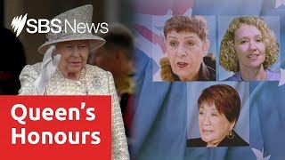 Women lead the way making history in Queen’s honours list [upl. by Enelhtac]