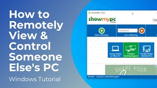 How to Remotely View amp Control Someone Elses PC Free and Easy [upl. by Ilaire]