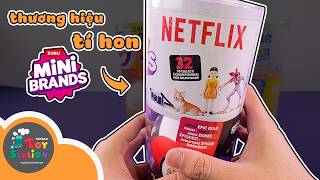 Những món đồ tí hon phiên bản NETFLIX Mini Brands ToyStation 911 [upl. by Saunders]