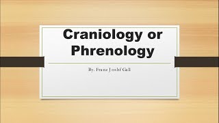 Craniology or Phrenology hindiurdu Spot Psychology [upl. by Dugaid]