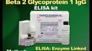 Beta 2 GLYCOPROTEIN 1 IgG ELISA kit [upl. by Sacha716]