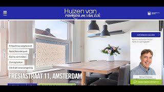 Te koop Fresiastraat 11 Amsterdam  Hoekstra en van Eck Makelaars  Méér Makelaar [upl. by Jovita499]