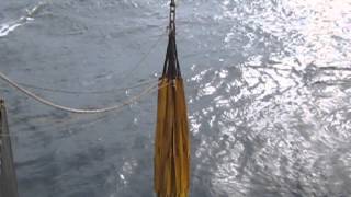 Offshore Crane Operation load test with water bag [upl. by Sreip]