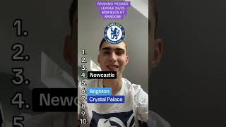 RANKING PREMIER LEAGUE 2425 MIDFIELDS AT RANDOM premierleague football soccer futbol epl pl [upl. by Aryahay697]