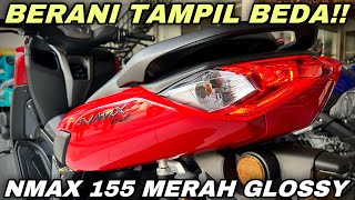 YAMAHA NMAX 155 CONNECTED 2023 MERAH GLOSSY [upl. by Loats497]