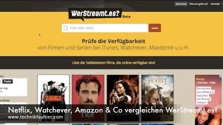 Netflix Watchever Amazon und Co vergleichen  WerStreamtes [upl. by Daas239]