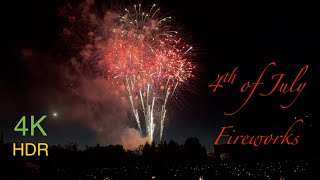 4th of July fireworks 2024 in Bellevue Washington [upl. by Aketahs]