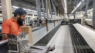 A C S Textile BD Weaving 01 Single picanol loom From Freedom Time YouTube channel [upl. by Neelhtac]