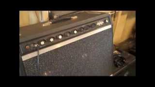 Woodsonw W150 model 2x12 solid state amp vintage amplifier with reverb and tremolo [upl. by Maurice]