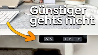 Der günstigste Höhenverstellbare Schreibtisch  HOMAVO Schreibtisch Review [upl. by Blaise151]