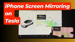 How to iPhone Screen Mirroring on Tesla  Mirror MacBook and PC to TV WIRELESSLY [upl. by Aner]