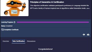 Principles of Generative AI Certification  Answers amp Explanations [upl. by Egdamlat411]