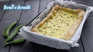 Torta salata con piselli  Forno e fornelli [upl. by Humfried]