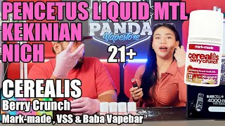 PELOPOR LIQUID MTL KEKINIAN  CEREALIS Berry Crunch by MarkMade  VSS Project  amp Baba Vapebar [upl. by Ernest459]