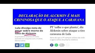 Ataque a Caravana de Lula e os lixo Alckmin e Doria [upl. by Eydnarb]