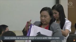 House panel orders detention of Ilocos Norte Provincial treasurer Josephine Calajate [upl. by Ainoek]