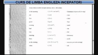 Curs de limba Engleza incepatori temavocabular  Lectia 2 [upl. by Gisser400]