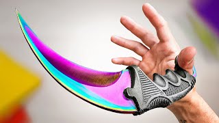 I Learned Karambit Knife Tricks with No Experience [upl. by Aztiraj]