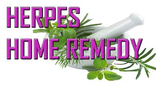 Genital Herpes Home Remedies [upl. by Esyahc]