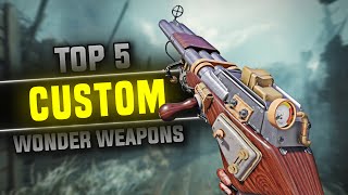 Top 5 Custom Zombies Wonder Weapons Call of Duty Black Ops 3 [upl. by Hawthorn]