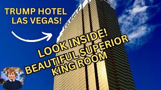 STUNNING TRUMP HOTEL LAS VEGAS SUPERIOR KING ROOM REVIEW lasvegashotels trump review [upl. by Shifra]