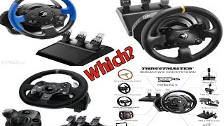 Thrustmaster t300 vs thrustmaster t150 vs Logitech g29 txtmxg920 the Best steering wheel setup [upl. by Alex]