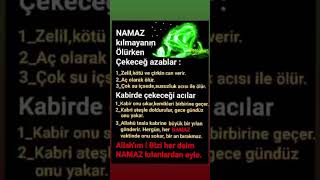 Namaz Kılmayanların Ölürken Cekeceği Azaplar Allah KâfîAzapDuaİmanAllah [upl. by Nani]