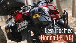 Honda CB 150f Customization Touring Modifications [upl. by Quitt47]