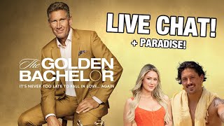 The GOLDEN BACHELOR  Bachelor in Paradise PREMIERE Post Show Live Chat [upl. by Amesari]