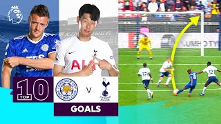 10 EPIC Leicester vs Spurs Goals  Premier League  Jamie Vardy amp Son Heungmin [upl. by Noneek779]