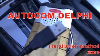 AUTOCOM DELPHI Installation 2019 [upl. by Kopp6]