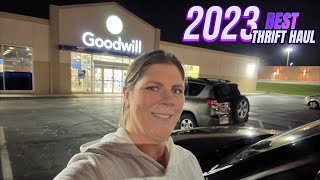 The MASSIVE Goodwill THRIFT HAUL of 2023 Keeps Giving [upl. by Annas]