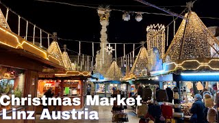 Christmas Markets Linz 2023 🇦🇹 Walking Tour 2023 [upl. by Bradan]