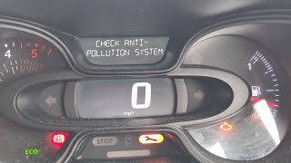 Renault Trafic Vauxhall Vivaro Nissan NV300 Check Anti Pollution System Fault [upl. by Iroak]